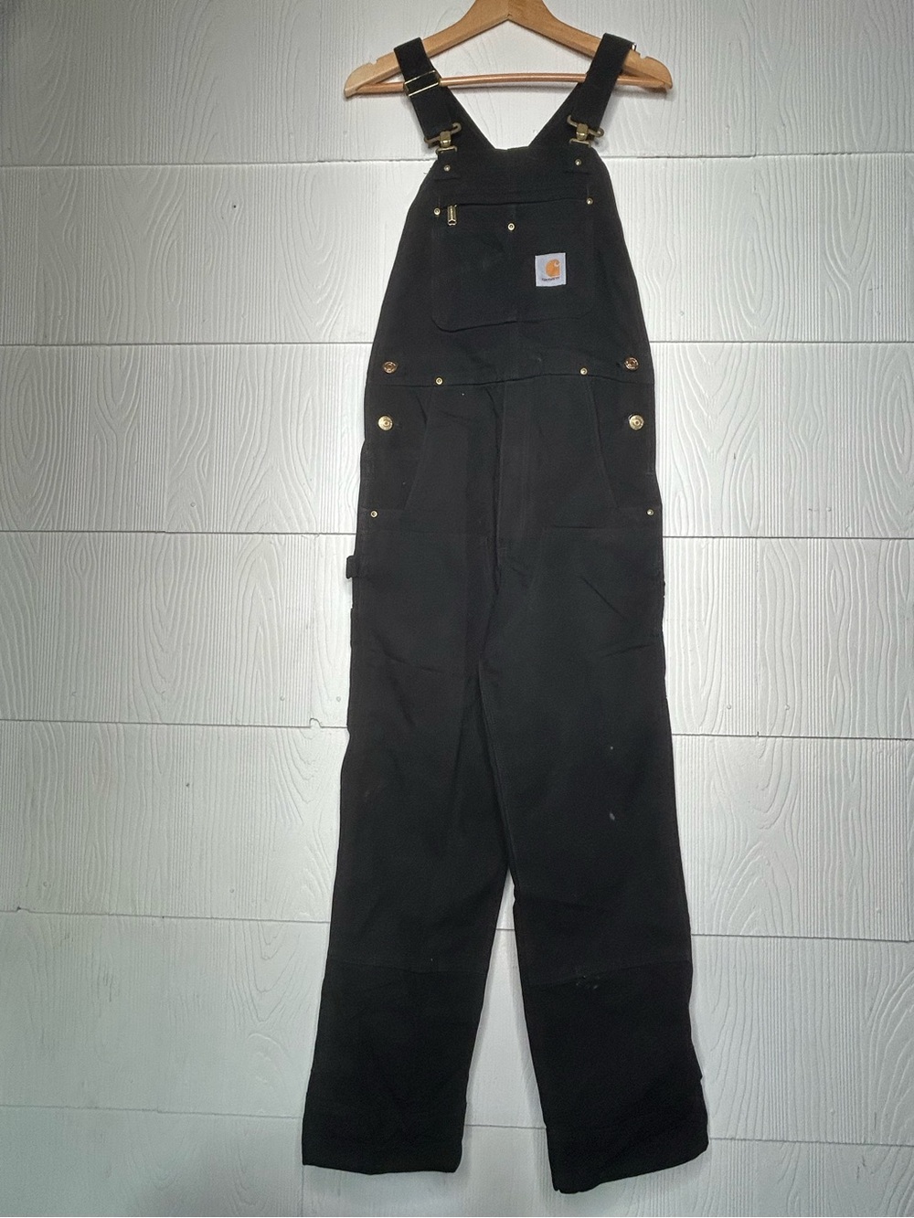 Carhartt Black Men’s Duck Canvas Overalls